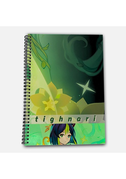 Genshin Impact Tighnari Kareli A4 Okul Defteri 72 Yaprak fiyatları