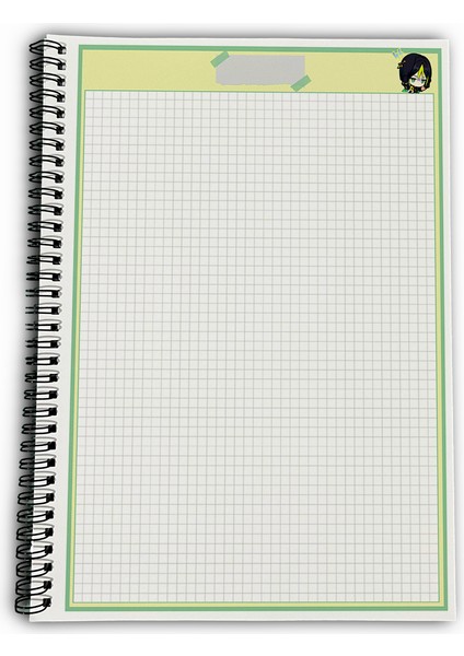 Genshin Impact Tighnari Kareli A4 Okul Defteri 72 Yaprak indirimleri