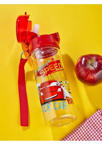 Speed Cars Suluk 500 ml Çocuk Suluk Matara Pipetli Suluk modelleri