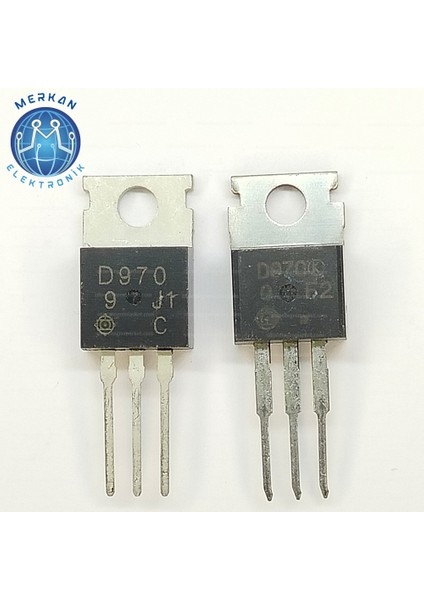 2SD970 (TO-220-ZİP-3) Orijinal Oto Beyin Tamir Entegreleri Merkan Elektronik