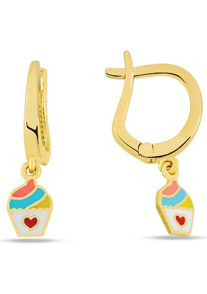 Sallantılı Dondurma Çocuk Küpesi