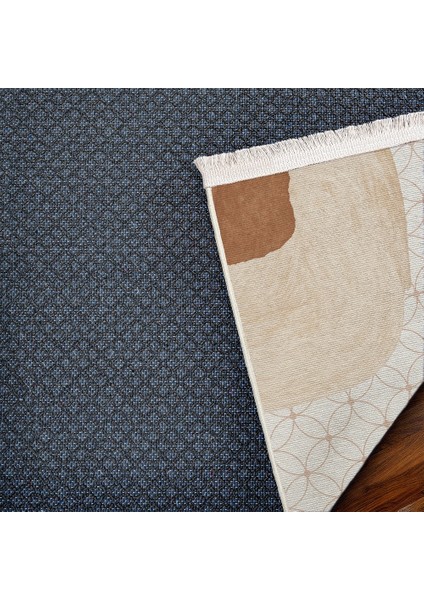 Modern Gri Pamuk Kare Modern Desenli Pamuk Makinada Yıkanabilir Hav Toz Vermez Leke Tutmayan Kaymaz Taban Dijital Makine Baskı Salon Yolluk Mutfak Halı modelleri