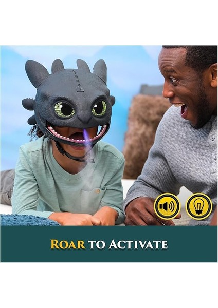 Ejderhanı Nasıl Eğitirsin Toothless Işıklı Sesli Plazma Nefesli Çocuk Maskesi 38 cm indirimleri