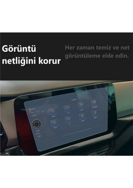 Volkswagen T-Cross Uyumlu Tek Tuşlu 8 Inç Navigasyon 9h Nano Ekran Koruyucu fırsatları
