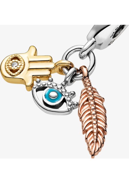 Fatma'nın Eli, Her Şeyi Gören Göz ve Spiritüel Tüy Sallantılı Charm modelleri