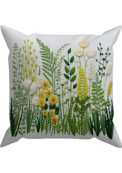 Embroidery DS27 Dijital Baskılı Kırlent Kılıfı