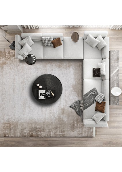 Vizon Modern Etnik Desenli Pamuk Makinada Yıkanabilir Hav Toz Vermez Leke Tutmayan Kaymaz Taban Dijital Makine Baskı Salon Yolluk Mutfak Halı modelleri