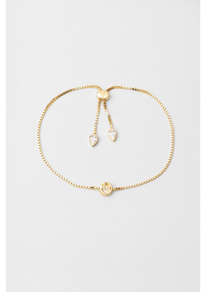 Era 18 Ayar Sarı Altın Kaplama Ayarlanabilir Gümüş Bileklik indirimleri