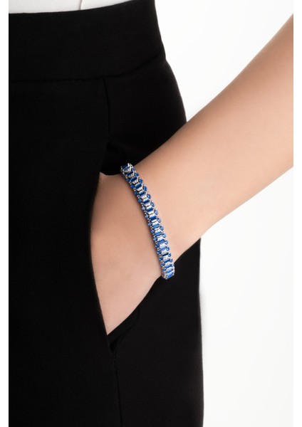 Gatsby 18 Ayar Beyaz Altın Kaplama Gümüş Tasarım Bileklik fiyatları