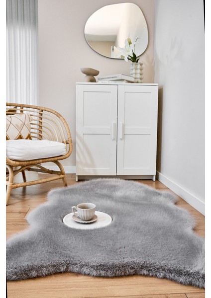 Gri Düz Etnik Modern Desenli Hav Vermeyen Leke Tutmayan Kolay Temizlenen Yumuşak Makine Salon Yolluk Mutfak Halı fırsatları