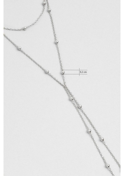 Minimal Tasarım 18 Ayar Beyaz Altın Kaplama 39 cm Gümüş Şahmeran fiyatları