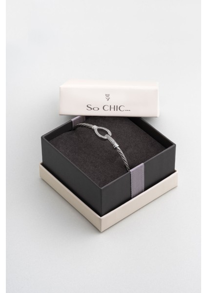 Italyan Viva 18 Ayar Sarı Altın Kaplama Gümüş Kelepçe Bileklik indirimleri