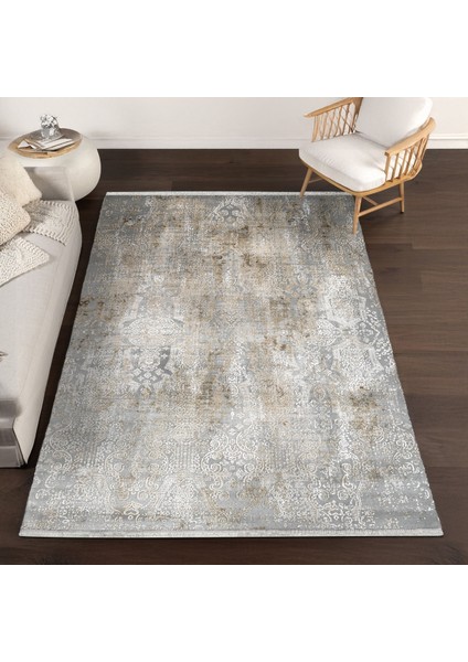 Gold Klasik Etnik Modern Desenli Pamuk Makinada Yıkanabilir Hav Toz Vermez Leke Tutmayan Kaymaz Taban Dijital Makine Baskı Salon Yolluk Mutfak Halı modelleri