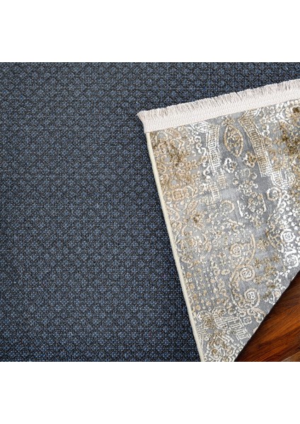 Gold Klasik Etnik Modern Desenli Pamuk Makinada Yıkanabilir Hav Toz Vermez Leke Tutmayan Kaymaz Taban Dijital Makine Baskı Salon Yolluk Mutfak Halı indirimleri