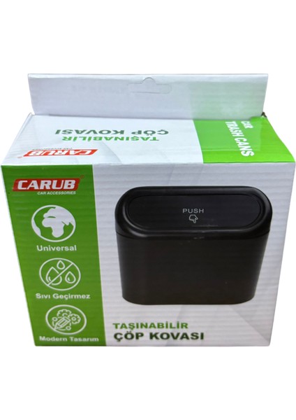 Mini Araç Çöp Kovası 15.5X14X6.5 cm BR294 46 31 fiyatları