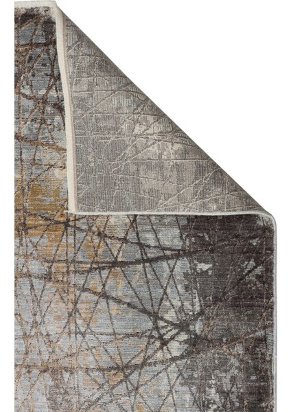 Las Vegas Geometrik Gri Viskon Dikdörtgen Modern Desenli Akrilik Hav Vermeyen Leke Tutmayan Kolay Temizlenen Yumuşak Makine Salon Yolluk Mutfak Halı fırsatları