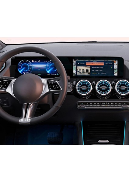 Mercedes Eqa Uyumlu Navigasyon ve Dijital Gösterge 9h Nano Ekran Koruyucu
