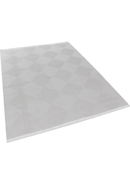 Veni Gri Geometrik Etnik Modern Desenli Hav Vermeyen Leke Tutmayan Kolay Temizlenen Yumuşak Makine Salon Yolluk Mutfak Halı fırsatları