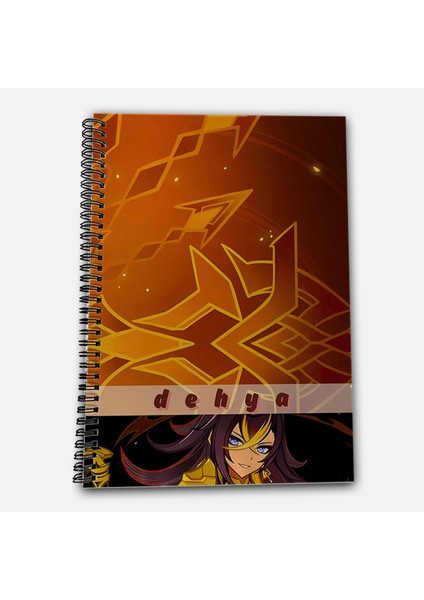 Genshin Impact Dehya Kareli A4 Okul Defteri 72 Yaprak fiyatları