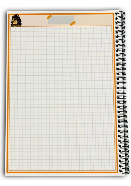 Genshin Impact Dehya Kareli A4 Okul Defteri 72 Yaprak