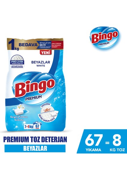 Matik Premium Toz Deterjan 8 kg Beyaz