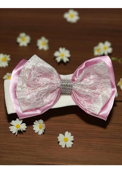 Büyük Fiyonk Detaylı Kız Mevlüt Set Pembe
