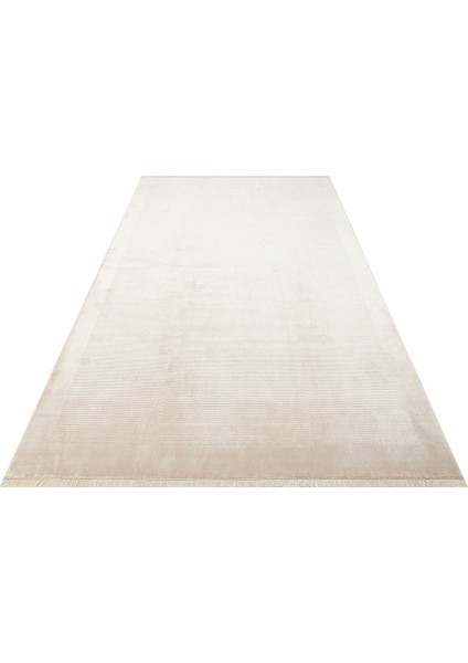 Anjali Çerçeveli Vizon Viskon Dikdörtgen Modern Desenli Akrilik Hav Vermeyen Leke Tutmayan Kolay Temizlenen Yumuşak Makine Salon Yolluk Mutfak Halı