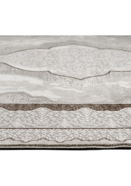 Samar Klasik Gri Akrilik Dikdörtgen Modern Desenli Akrilik Hav Vermeyen Leke Tutmayan Kolay Temizlenen Yumuşak Makine Salon Yolluk Mutfak Halı fiyatları