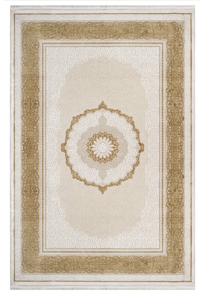 Tinsukia Çerçeveli Bej Akrilik Dikdörtgen Modern Desenli Akrilik Hav Vermeyen Leke Tutmayan Kolay Temizlenen Yumuşak Makine Salon Yolluk Mutfak Halı fiyatları