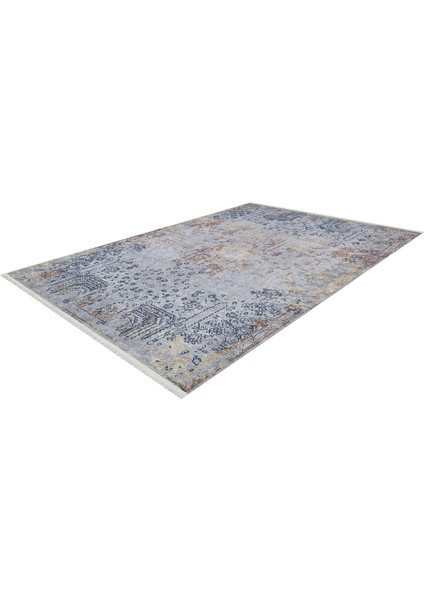 Jhelum Sarı Modern Etnik Desenli Makinada Yıkanabilir Hav Toz Vermez Leke Tutmayan Kaymaz Taban Dijital Makine Baskı Salon Yolluk Mutfak Halı modelleri