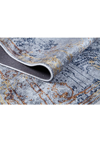 Jhelum Sarı Modern Etnik Desenli Makinada Yıkanabilir Hav Toz Vermez Leke Tutmayan Kaymaz Taban Dijital Makine Baskı Salon Yolluk Mutfak Halı fırsatları