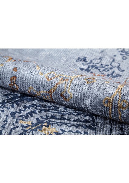 Jhelum Sarı Modern Etnik Desenli Makinada Yıkanabilir Hav Toz Vermez Leke Tutmayan Kaymaz Taban Dijital Makine Baskı Salon Yolluk Mutfak Halı indirimleri