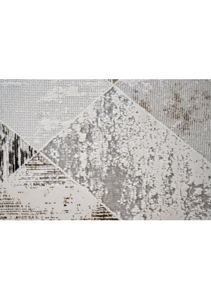 Andria Geometrik Vizon Mikrofiber Dikdörtgen Modern Desenli Akrilik Hav Vermeyen Leke Tutmayan Kolay Temizlenen Yumuşak Makine Salon Yolluk Mutfak Halı fırsatları