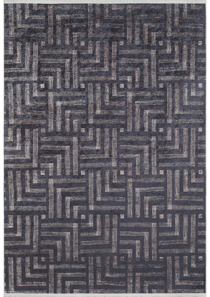 Islamsehr Vizon Modern Etnik Desenli Makinada Yıkanabilir Hav Toz Vermez Leke Tutmayan Kaymaz Taban Dijital Makine Baskı Salon Yolluk Mutfak Halı