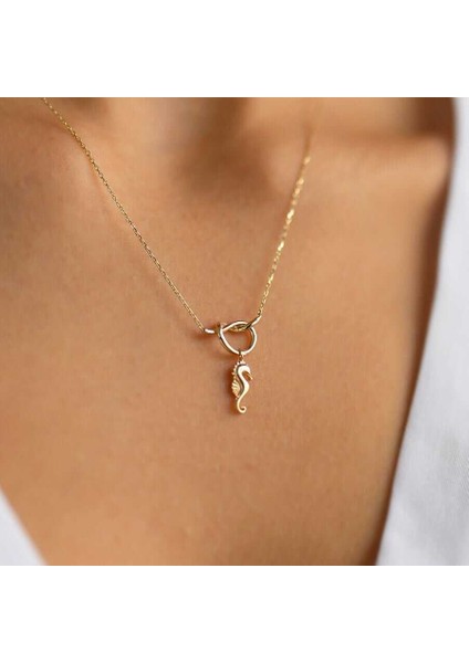 Düğüm Denizatı Kolye