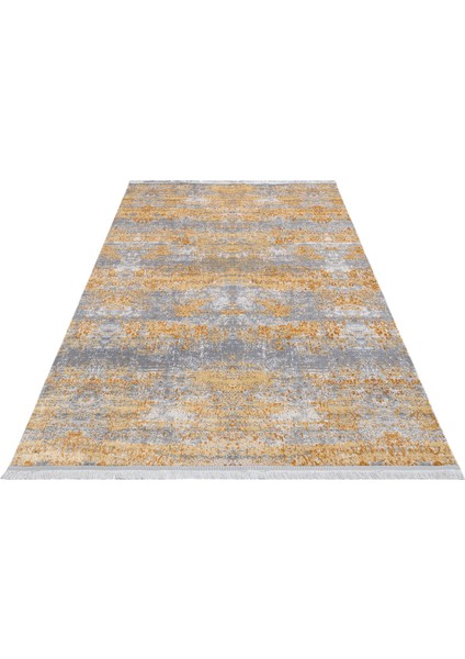 Turuncu Modern Etnik Desenli Hav Vermeyen Leke Tutmayan Kolay Temizlenen Yumuşak Makine Salon Yolluk Mutfak Halı modelleri