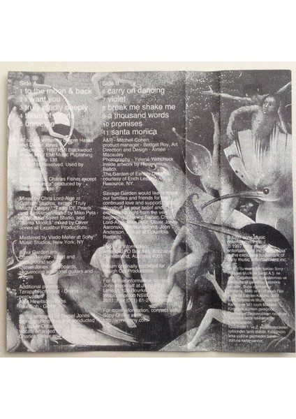 Savage Garden – Savage Garden fiyatları