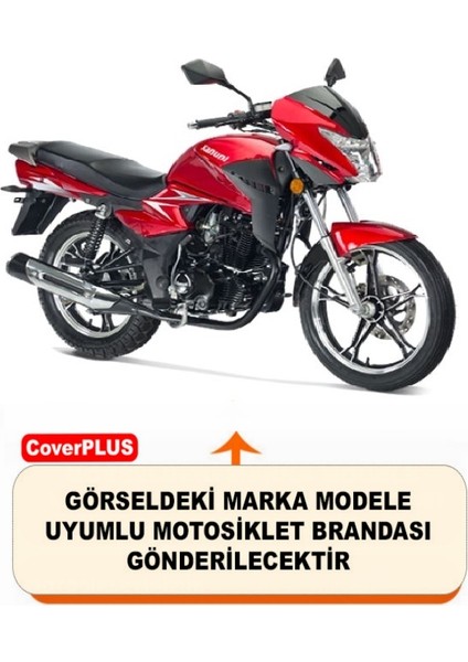 Reflektörlü Siyah Turuncu Dikişli Kanuni S125T Pro Arka Çanta Uyumlu Branda Motosiket Brandası Motor Örtüsü Çadır Su Geçirmez Motosiklet Kılıfı Motor Brandası fiyatları