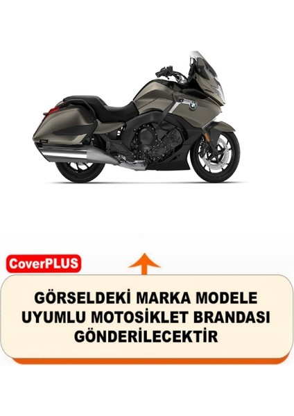 Bmw K 1600 Bagger Pro Arka Çanta Uyumlu Branda Siyah Kırmızı-Dikişli Reflektörlü Motosiket Brandası Motor Örtüsü Çadır Su Geçirmez Motosiklet Kılıfı Motor Brandası fiyatları