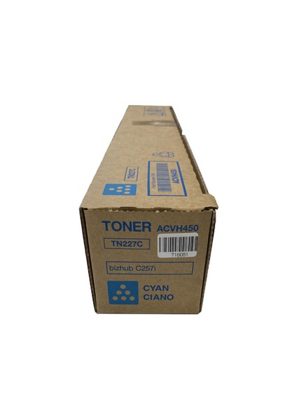 TN-227C (ACVH450) Mavi (Cyan) Orjinal Toner - Bizhub C257İ (TN227C) fırsatları