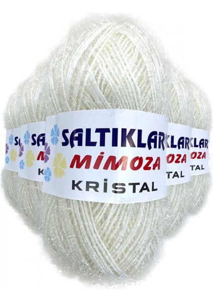 5 Adet Mimoza Kristal Işıltılı Şal Patik Yelek Ipi 64