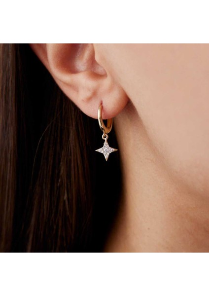 Kutup Yıldızı Sallanan Küpe