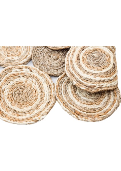 Liezen Geometrik Bej Jüt Daire Modern Desenli Akrilik Hav Vermeyen Leke Tutmayan Kolay Temizlenen Yumuşak Makine Salon Yolluk Jüt Halı fırsatları