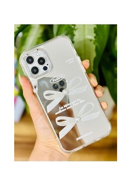 Aksesuar Iphone 12 ve 12 Pro ile Uyumlu Aynalı Fiyonk Darbe Önleyici Kamera Korumalı Silikon Kılıf modelleri