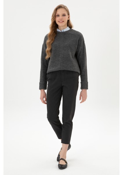 Kadın Gri Pantolon (Kanvas-Chino) 50318108-VR024 modelleri