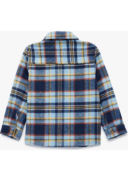 Uzun Kollu Cep Detaylı Kareli Oduncu Gömleği fiyatları