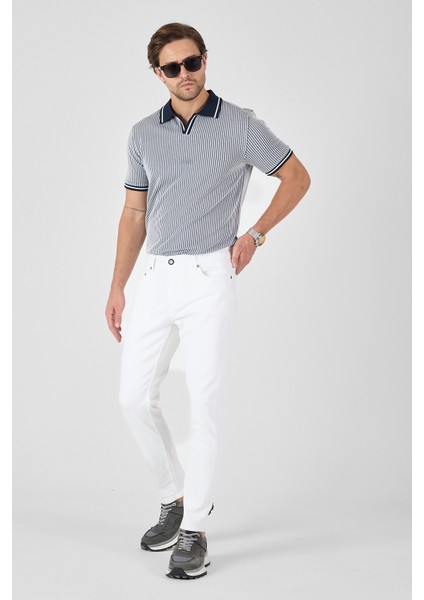 Erkek Skinny Fit Likralı Pantolon
