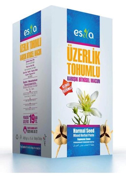 Üzerlik Tohumlu Macun 420 Gr.