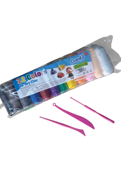 Ziplayan Hamur 73 gr Rengarenk Ozankil 12 Adet