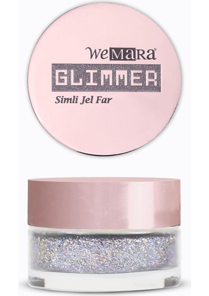 Glımmer Sımlı Jel Far 001 Sılver Raınbow 6 ml